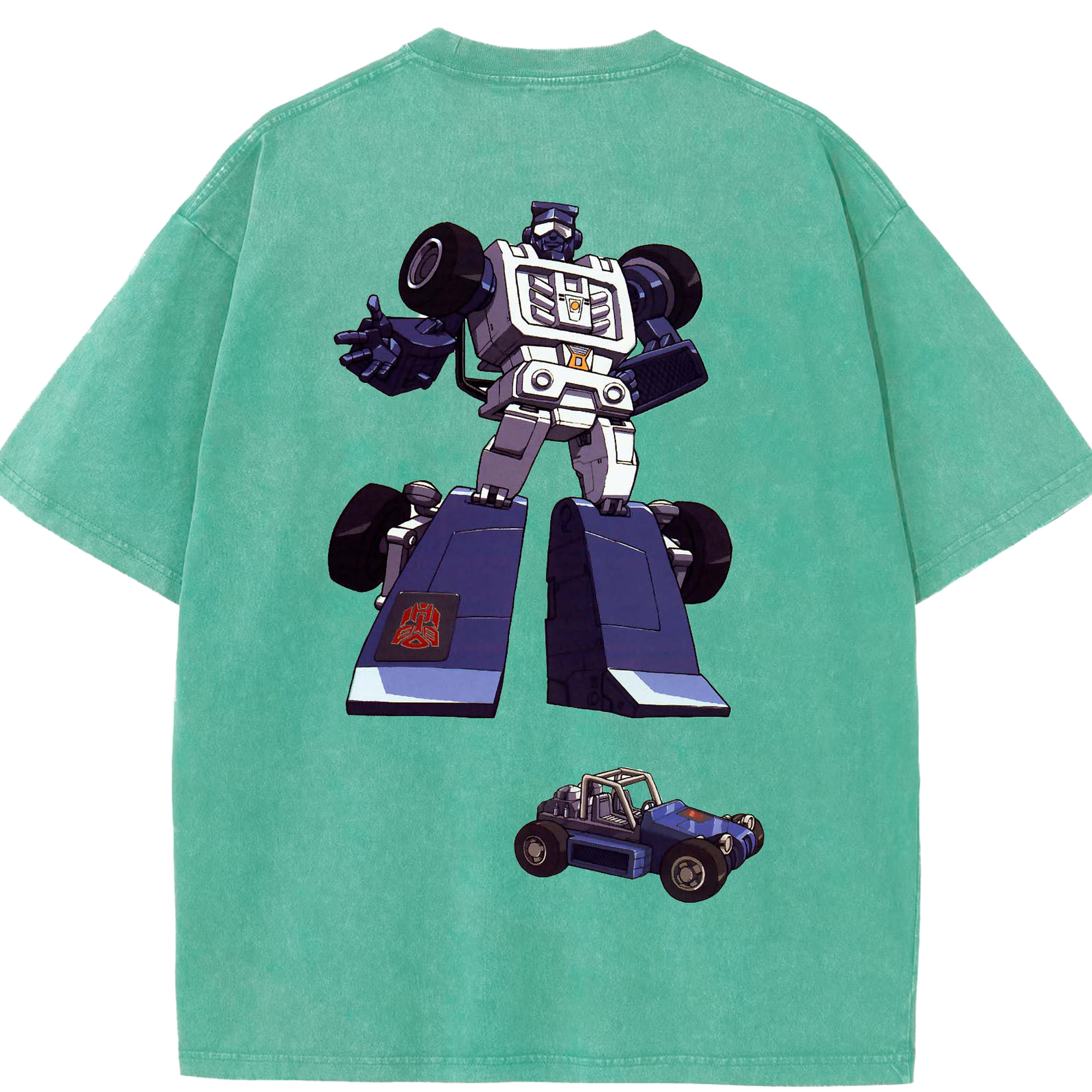 （画像用）  綿100% ヴィンテージ風 半袖Tシャツ（背面プリント）